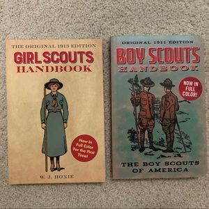 Boy Scouts Handbook 1911 Edition & Girl Scouts Handbook 1913 Edition